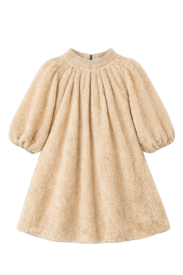 Baje Studio High winter Bowe beige dress