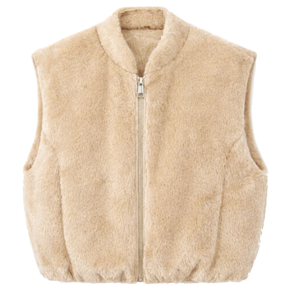 Baje Studio High winter Loue beige gilet