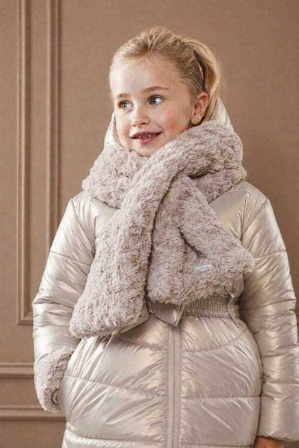 Le Chic RIANNA furry scarf Dune