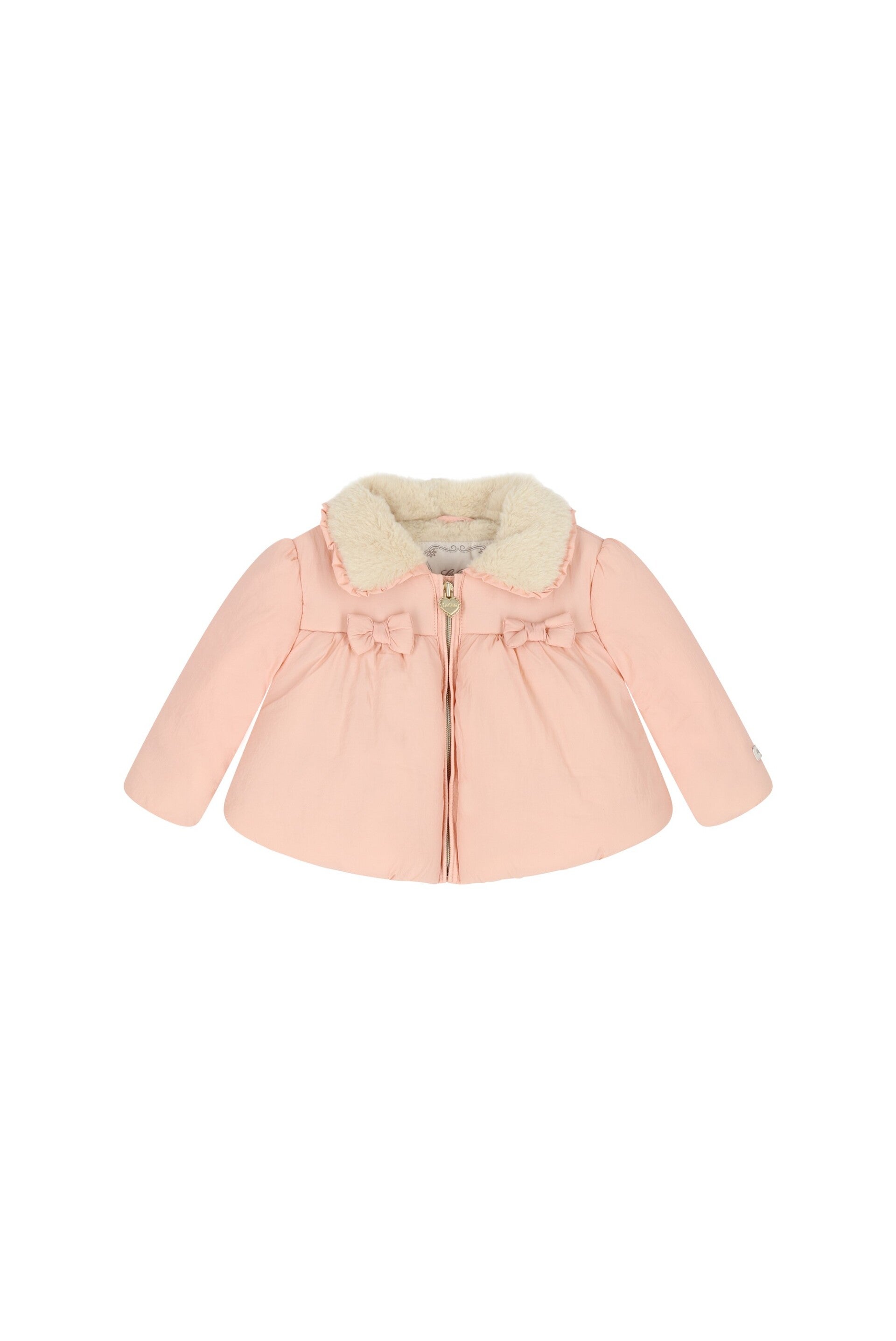 Le Chic BAIRY fur & bows winter coat Pink Crystal
