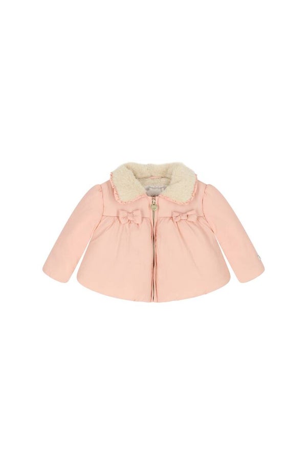 Le Chic BAIRY fur & bows winter coat Pink Crystal