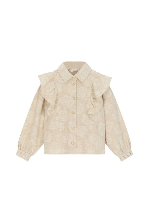Le Chic EMAE big ruffle blouse