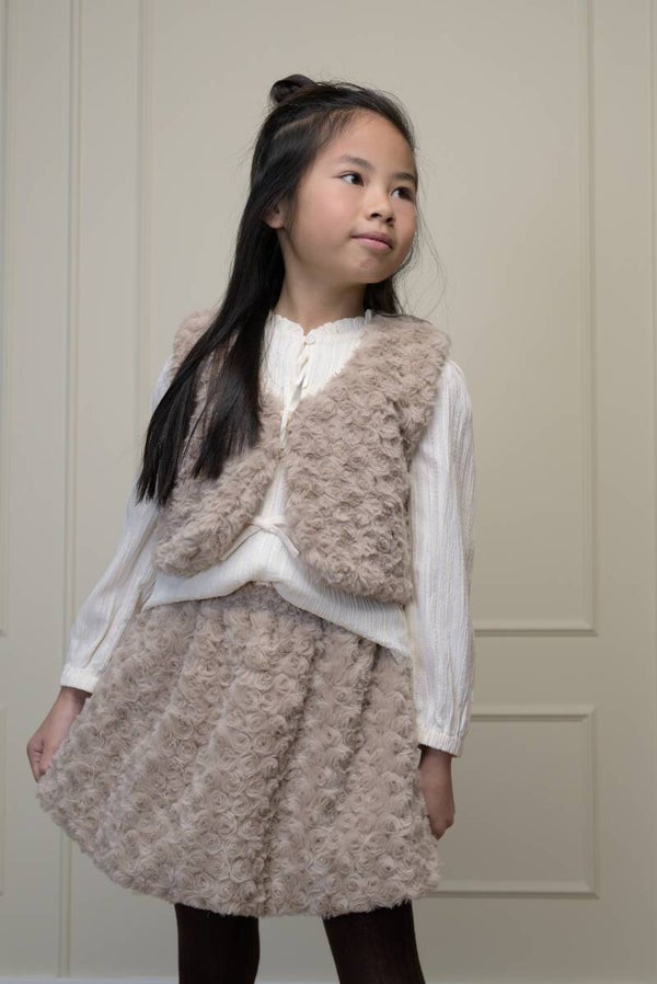 Le Chic TELOSA furry skirt