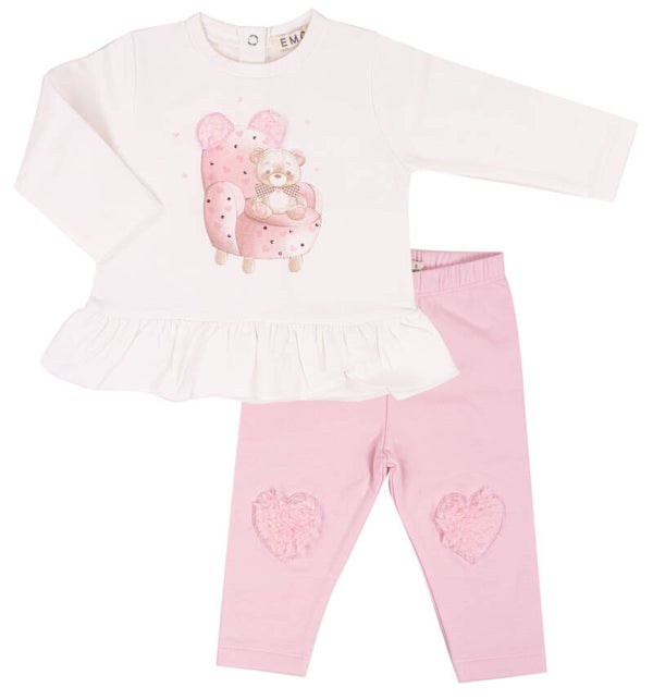 EMC babygirl set pink teddy