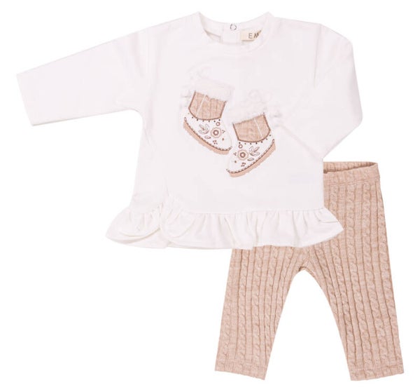 EMC winter girl kabel boots set beige