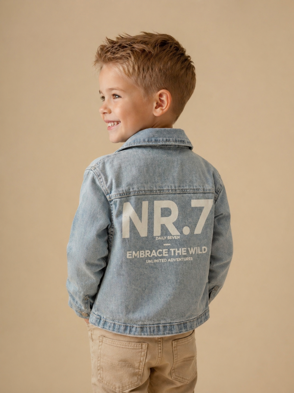Daily7 spijkerjas met backprint