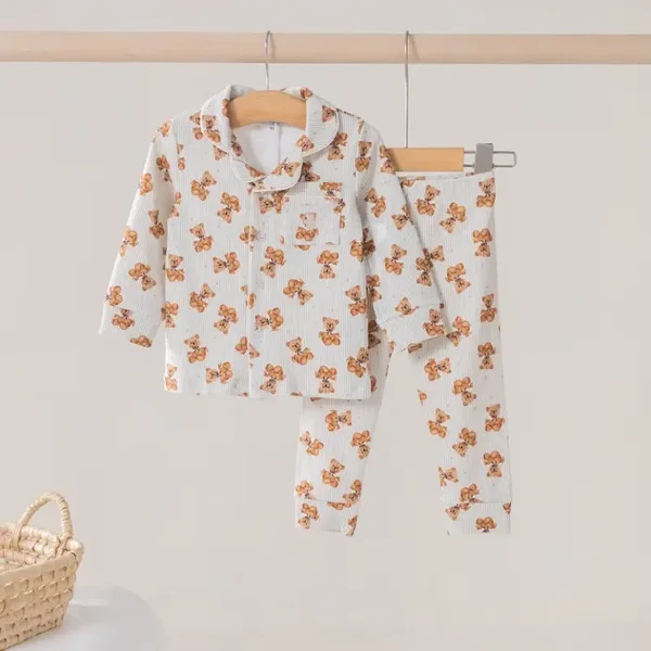 House of bears kinderpyjama Streepjes beer