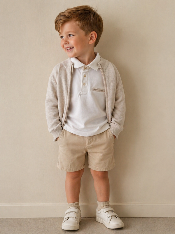 Mayoral zomer 2026 jongens vest beige