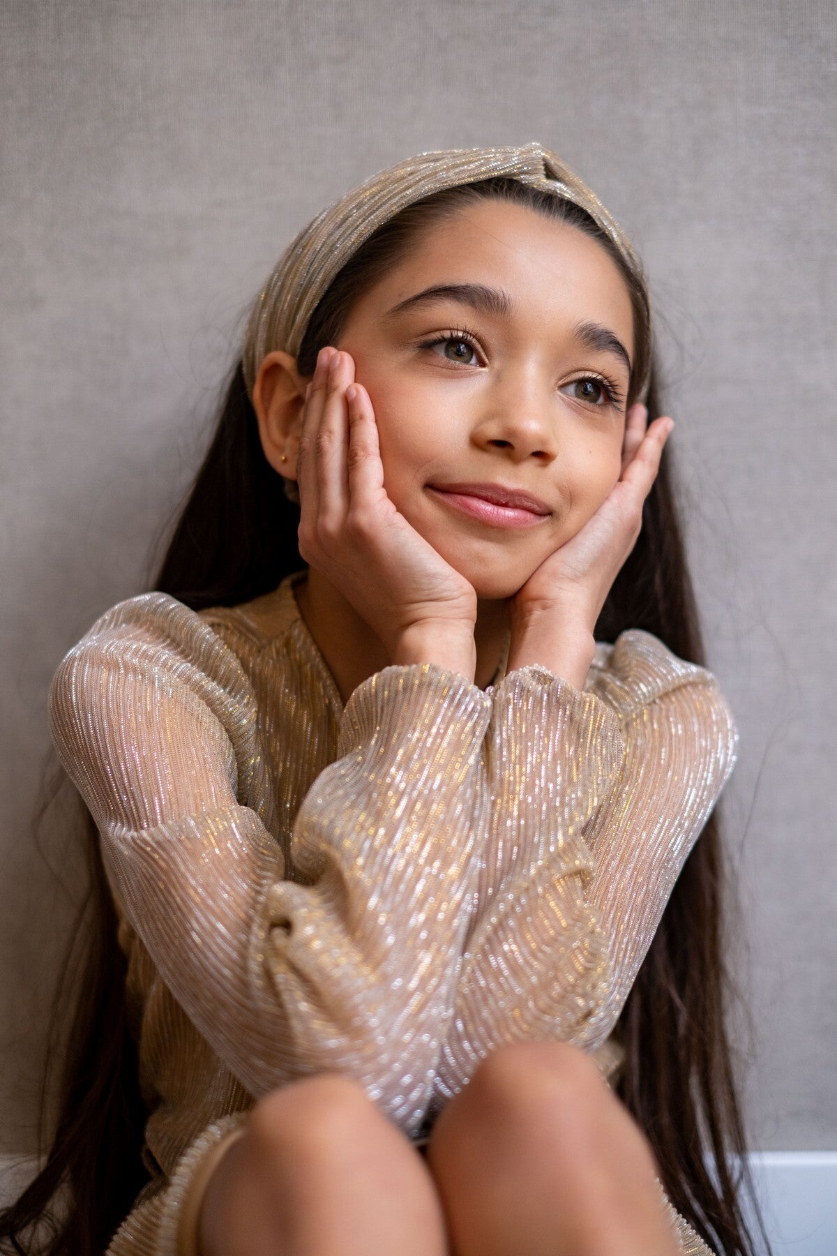 Like Flo Naya headband soft gold