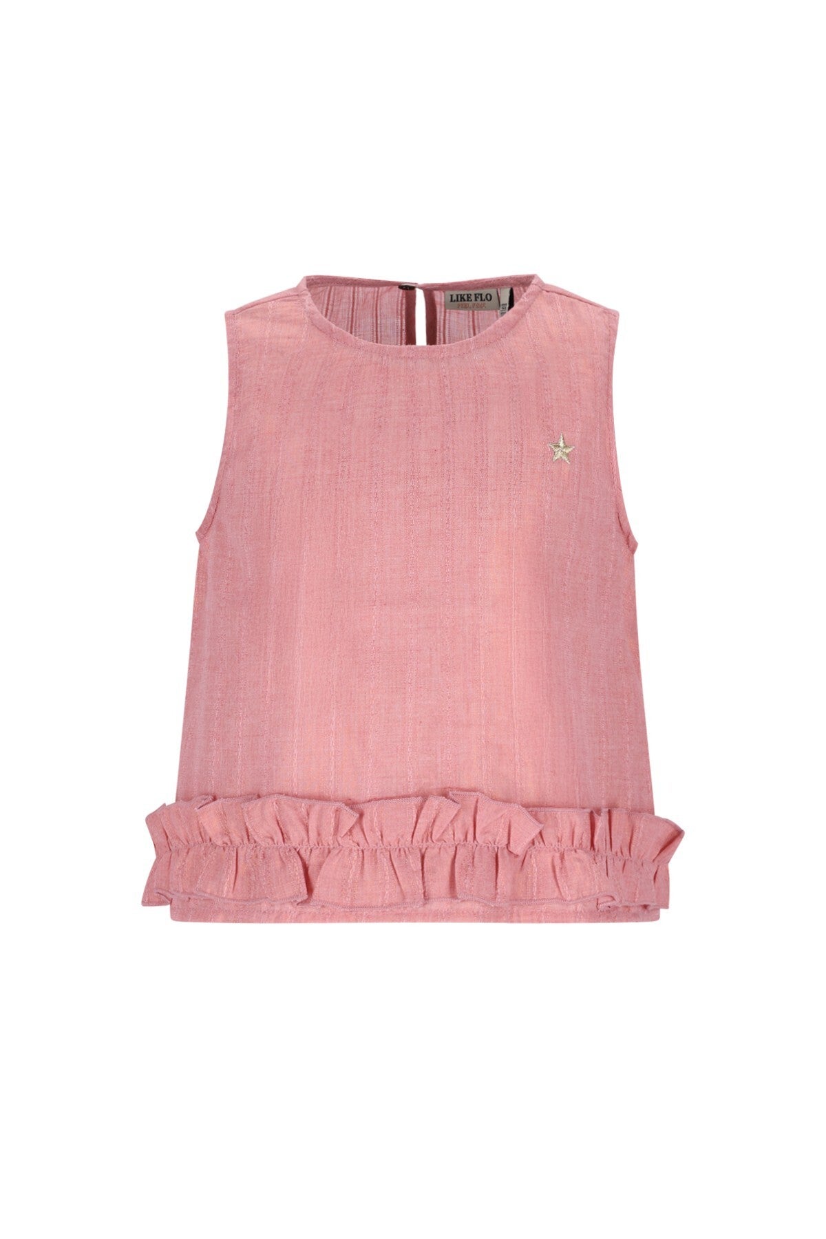 Like Flo Chloe Flo girls top with ruffle