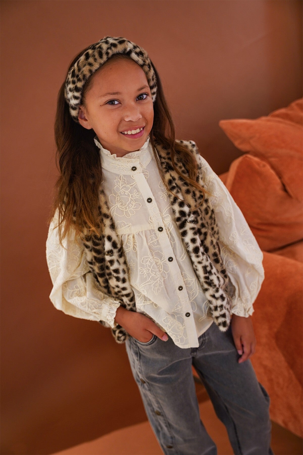 LIKE FLO Charly Flo girls woven blouse