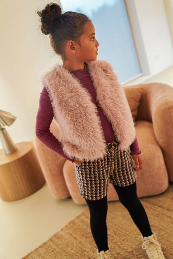 LIKE FLO Eef Flo girls basic coll purple mauve