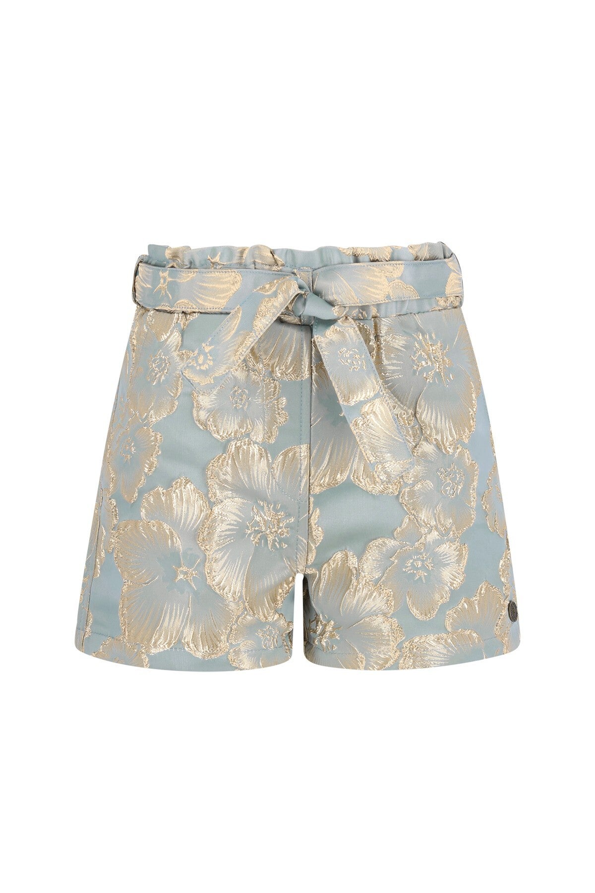 LIKE FLO Fendy Flo girls jacquard short aqua