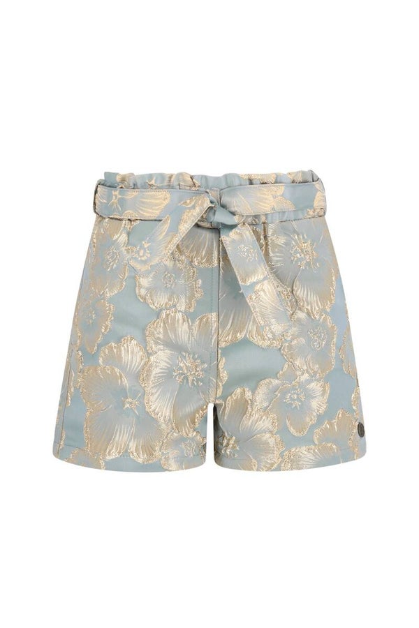 LIKE FLO Fendy Flo girls jacquard short aqua