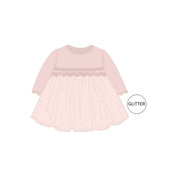 Mayoral winter 2027 meisjes lurex dress roze