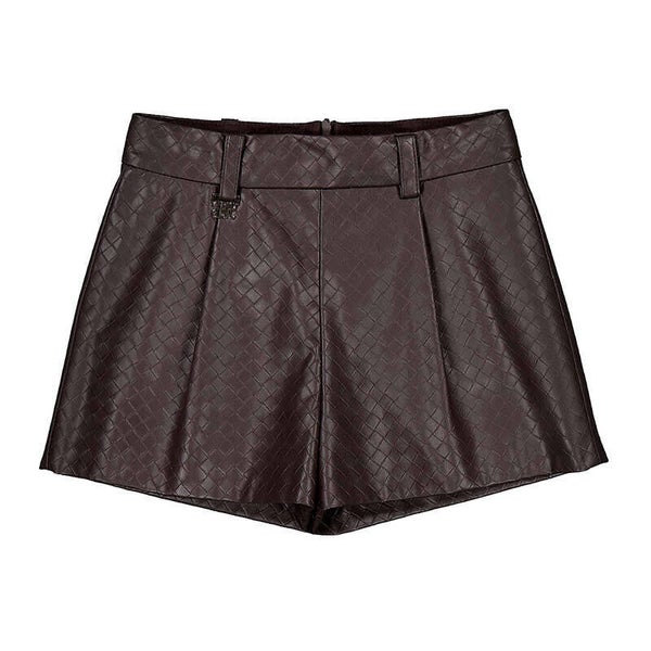 Abel & Lula braided short choco bruin