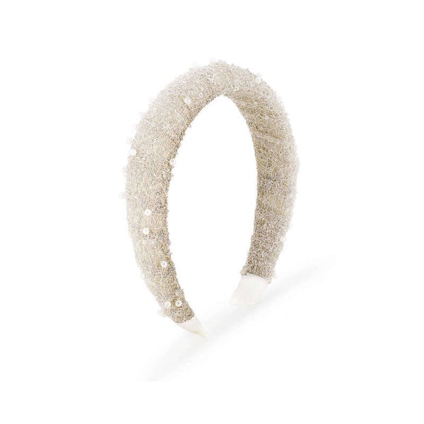 Abel & Lula tulle haarband champagne