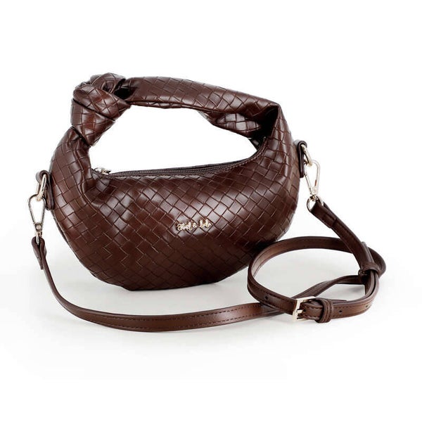 Abel & Lula handbag braided brown