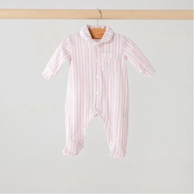 House of Bears Babypakje roze streep zomer