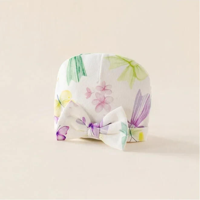 House of Bears Babymuts vlinder met strik zomer