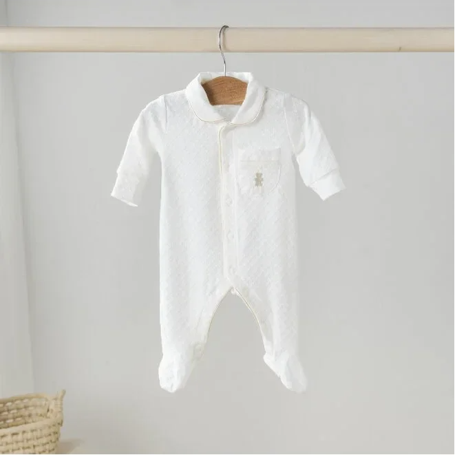 House of Bears Babypakje wit zomer