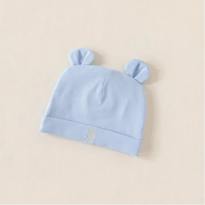 House of Bears Babymuts blauw beer