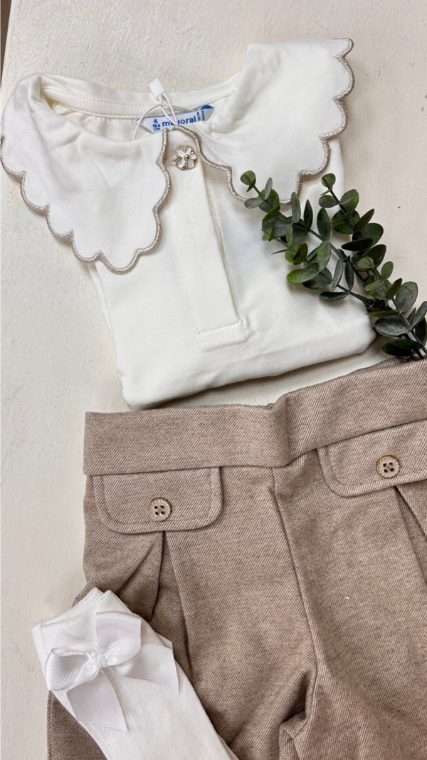 Mayoral winter 2027 meisjes polo T-shirt met kraagje