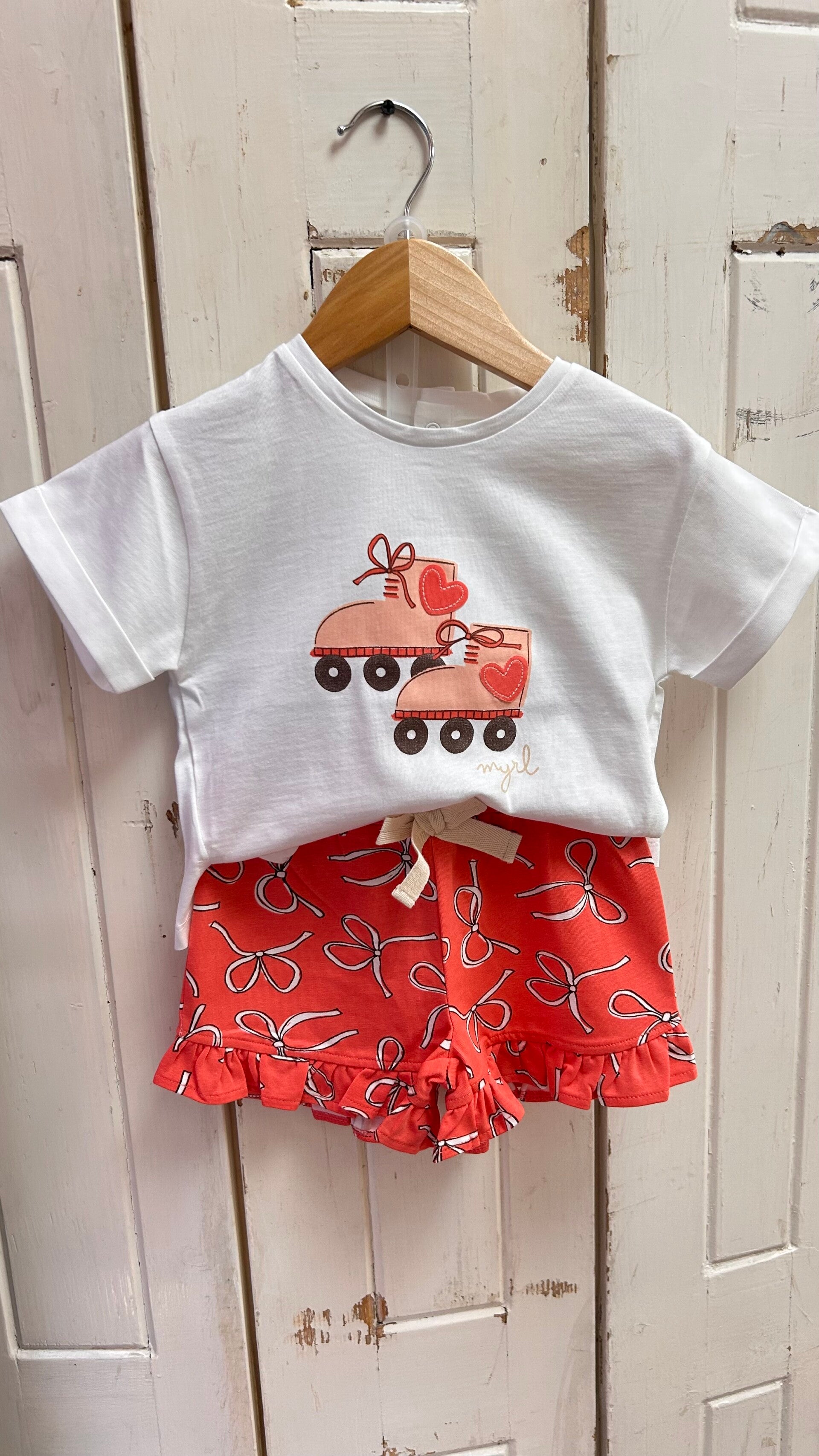 Mayoral zomer 2026 meisjes set strikjes