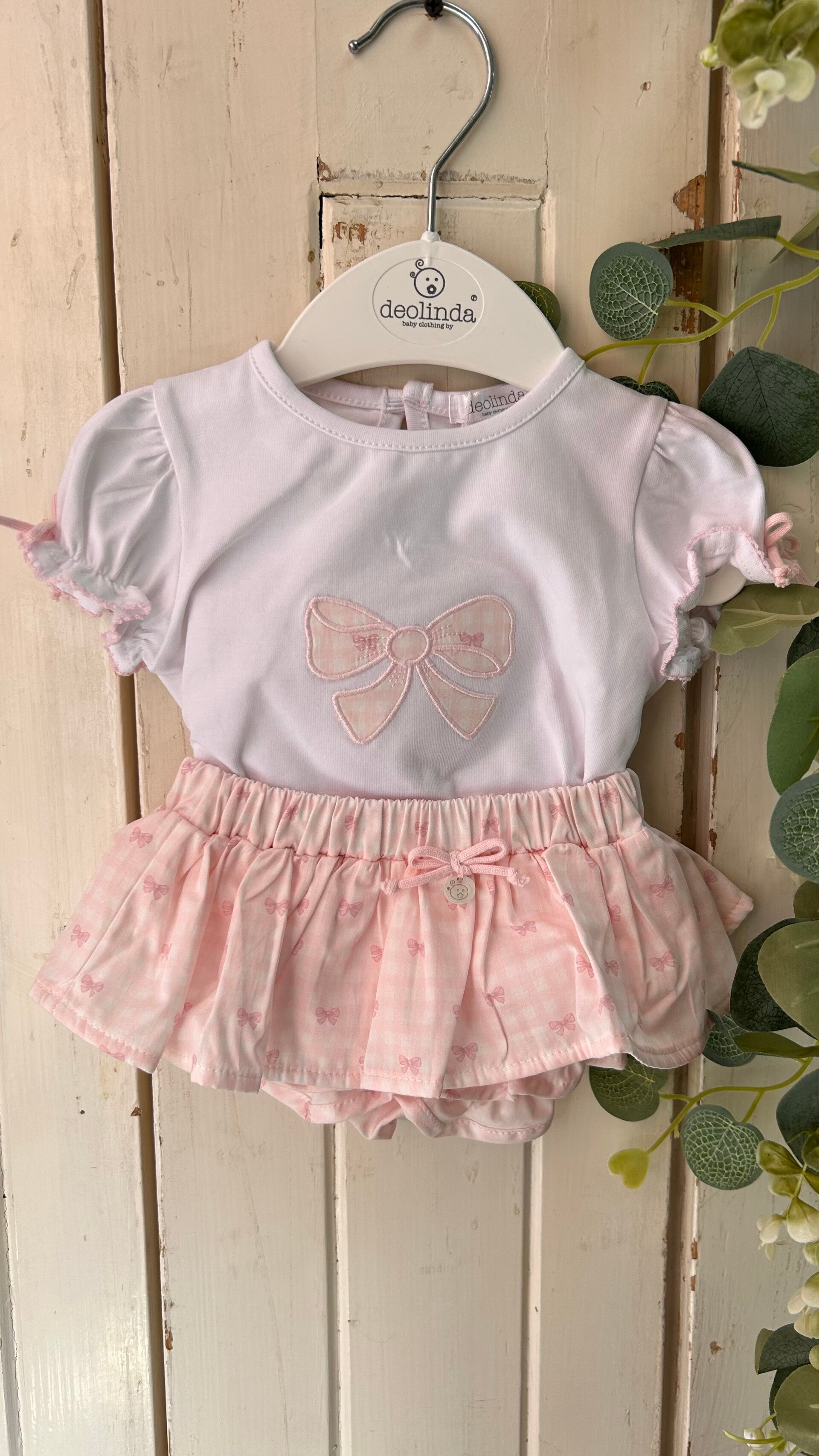 Deolinda strikjes bloomer set