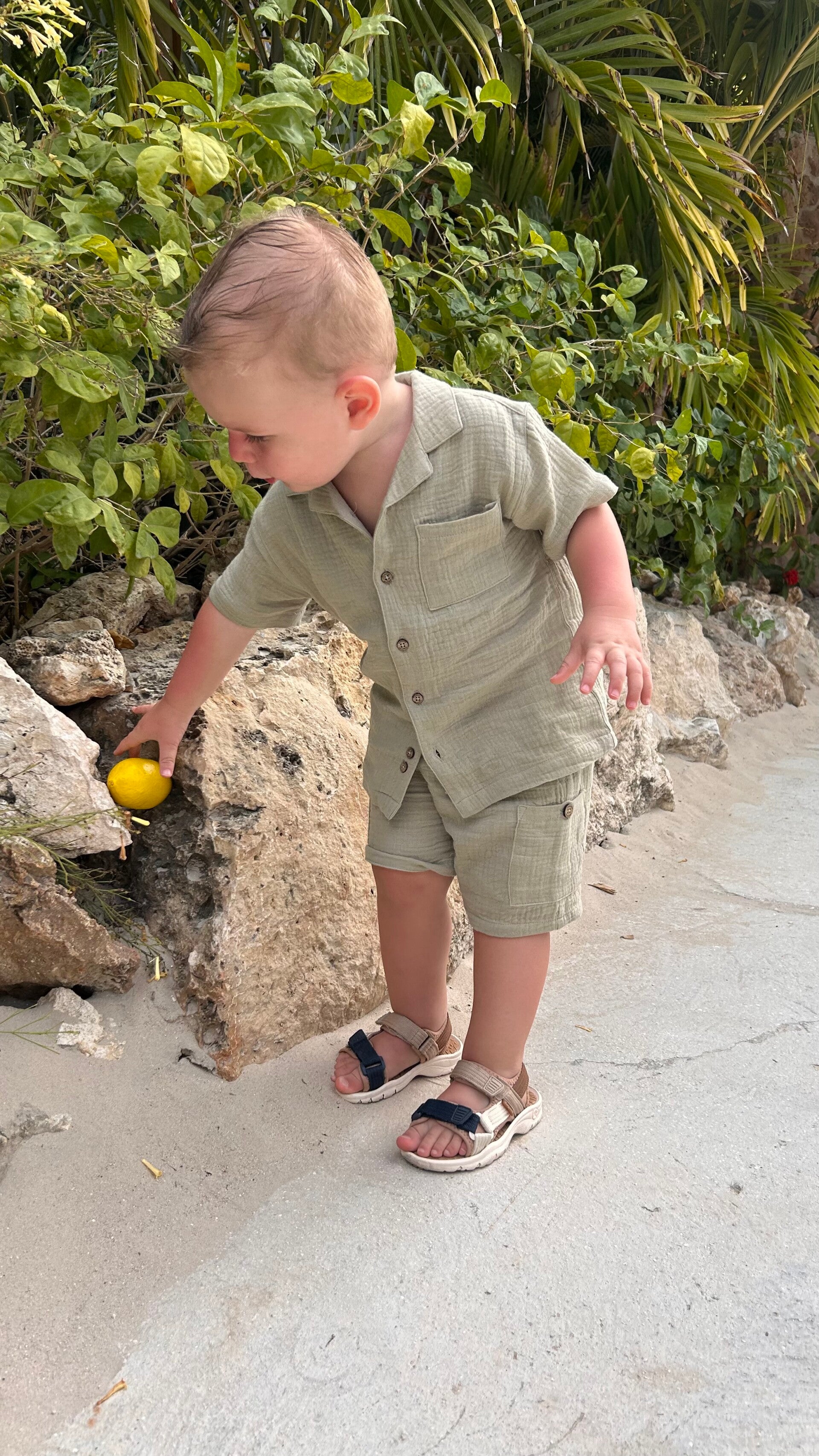 Mayoral zomer 2026 jongens shirt bamboo cotton pistache hydrofiel