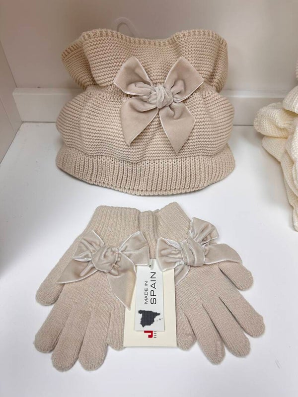 Condor sjaal met velvet strik linnen 304