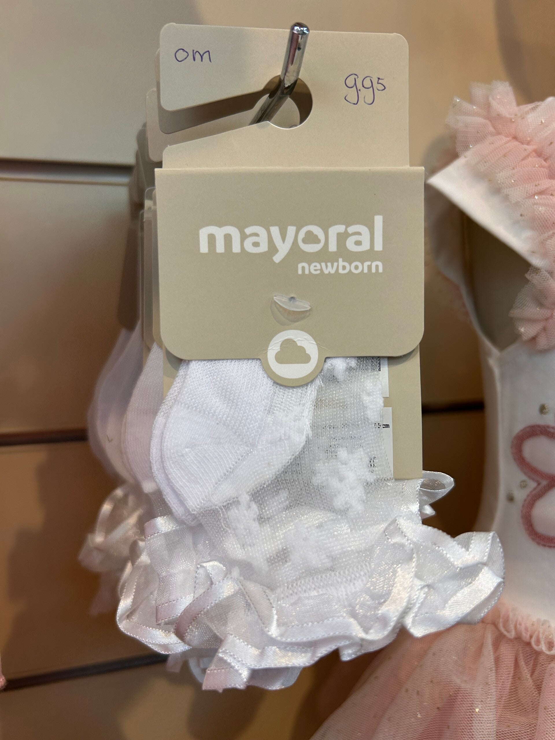 Mayoral sokjes plumetti wit