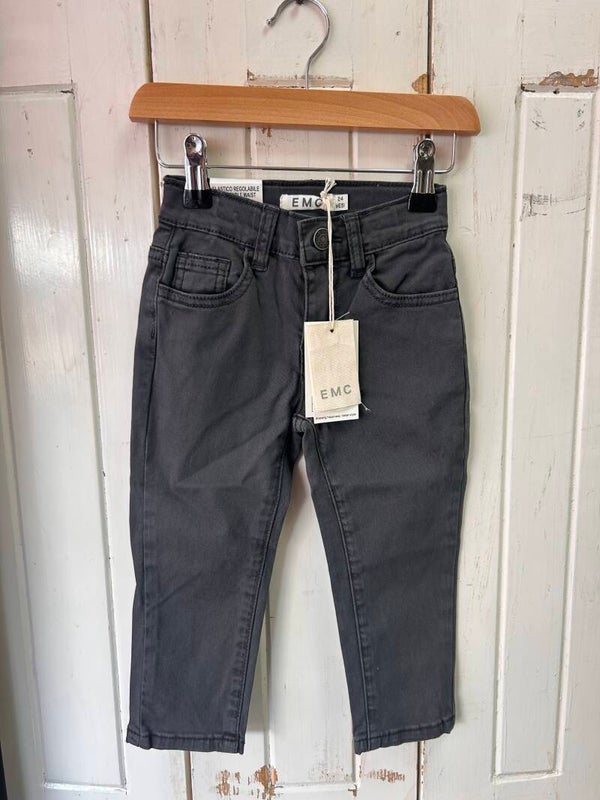 EMC denim pants stretch Antraciet