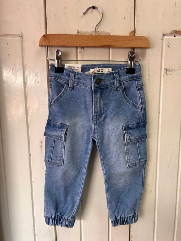 EMC cargo denim medium blue