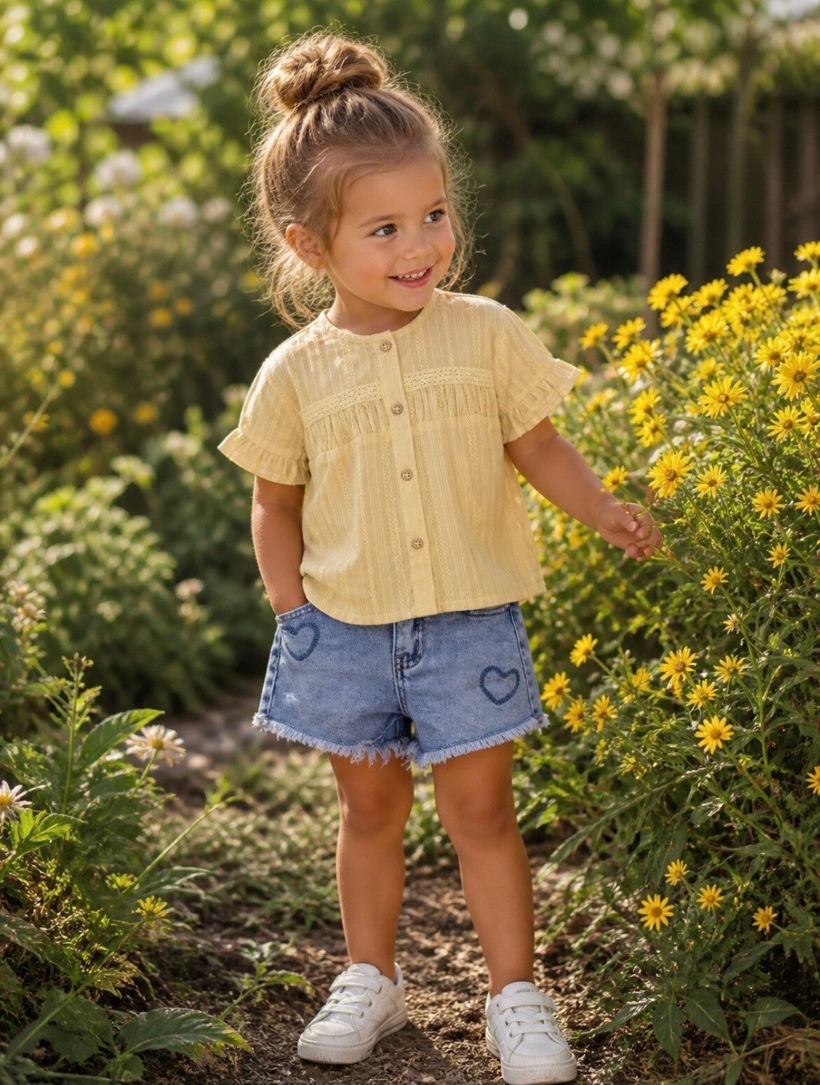 Daily7 ruffle T-shirt / blousje