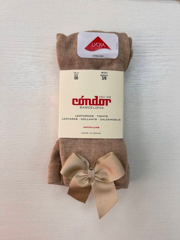 Condor maillot met satijnen strikje zand 316