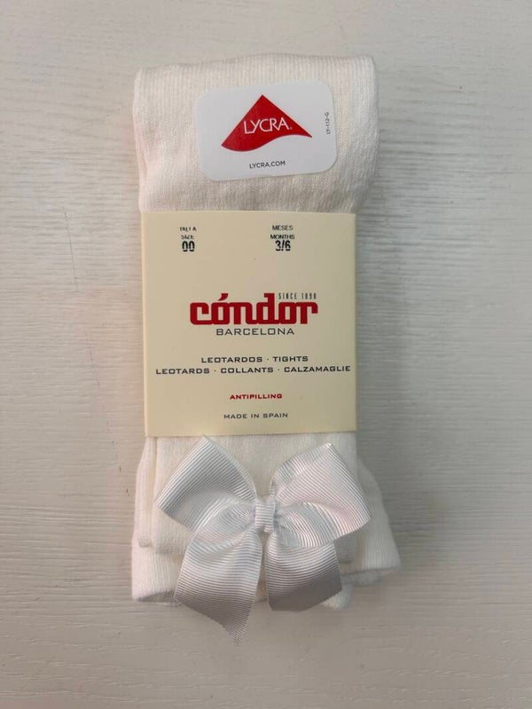 Condor maillot met satijnen strikje off white 202