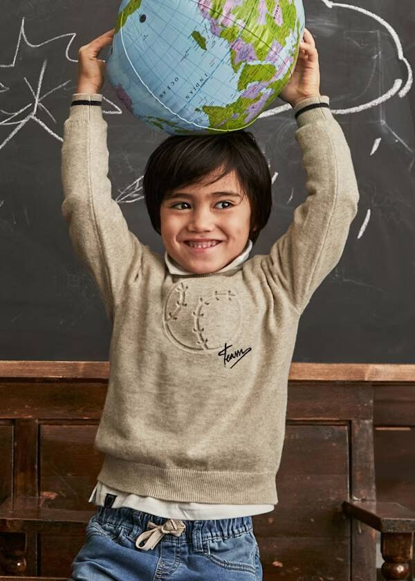 Mayoral winter 2026 jongens sweater beige