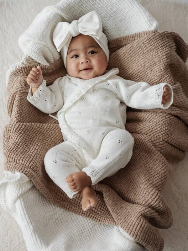 Babypakje overslag snow white
