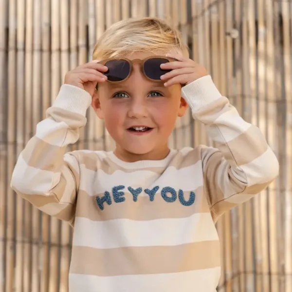 Little Dutch sweater biscuit stripe