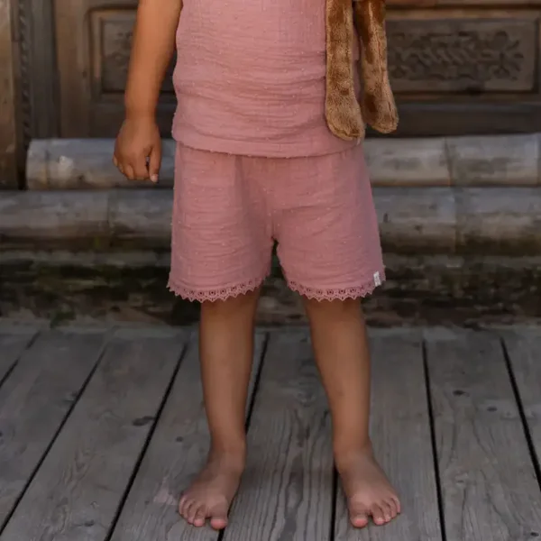 Little Dutch hydrofiel short pink blush