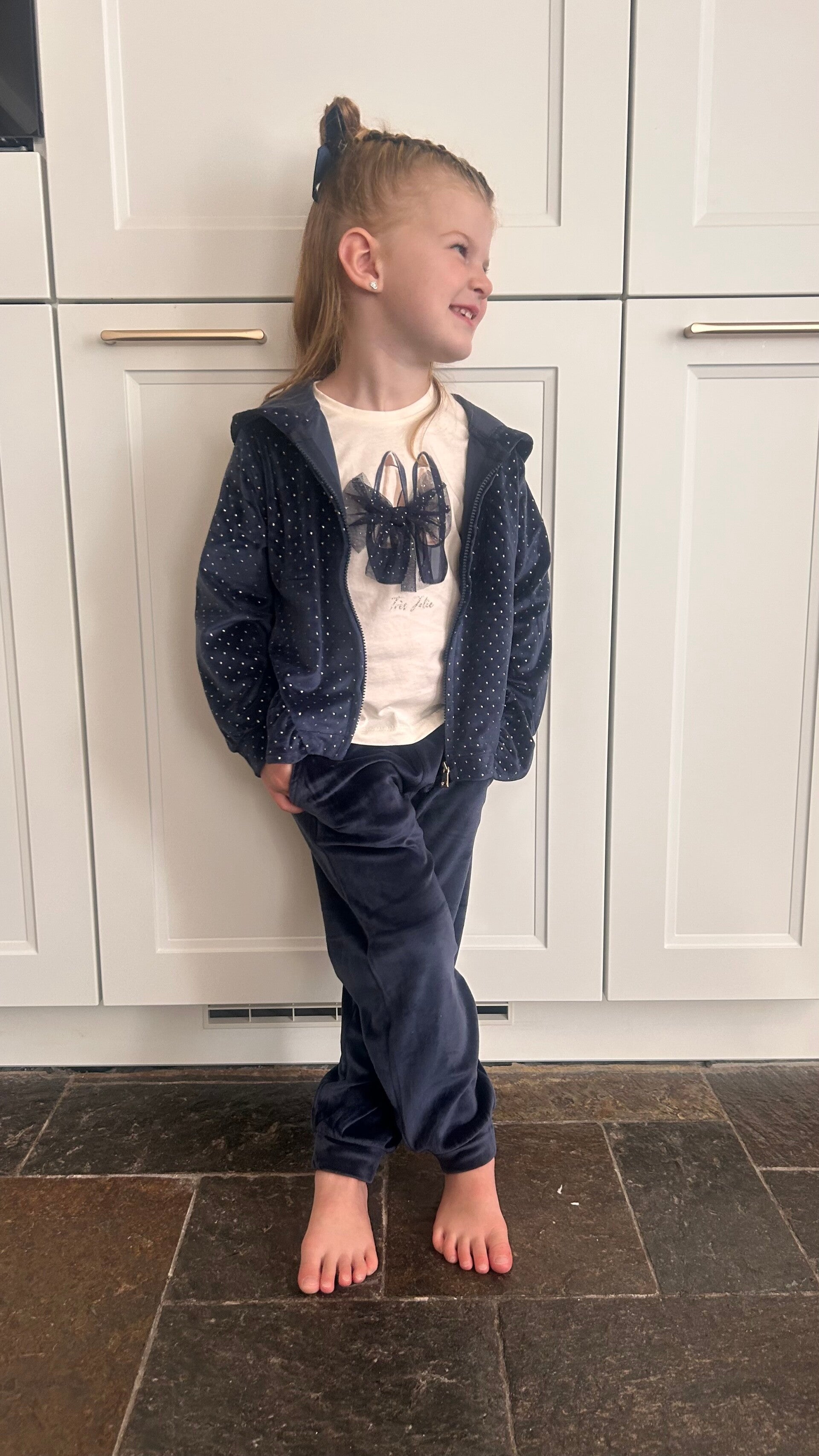 Mayoral winter 2026 meisjes 3-delige ballerina velvet set