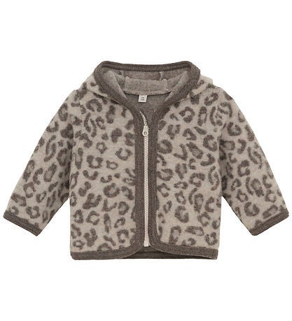 HUTTeliHUT leopard 100% merino wol jasje