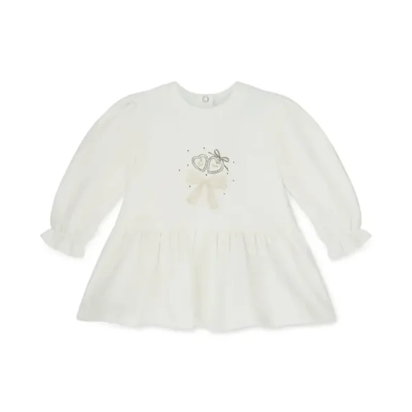 Little A Delilah dress snow white