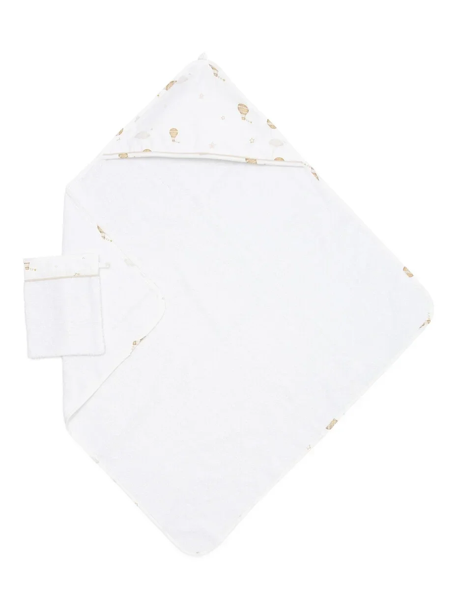 Poetree Little Voyager Badcape & washandje
