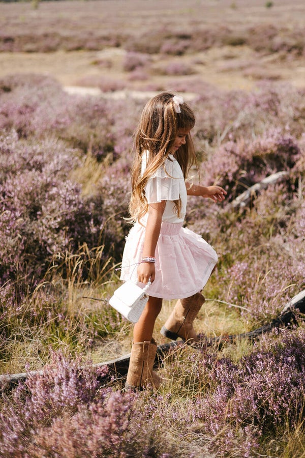 LEVV X ANN DOMINIQUE rokje Beyou mauve