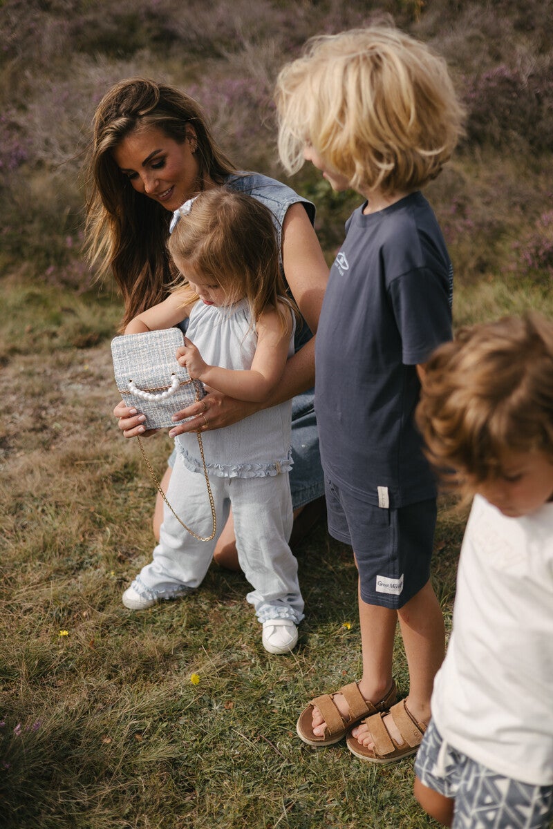 LEVV X ANN DOMINIQUE short brick dark blue