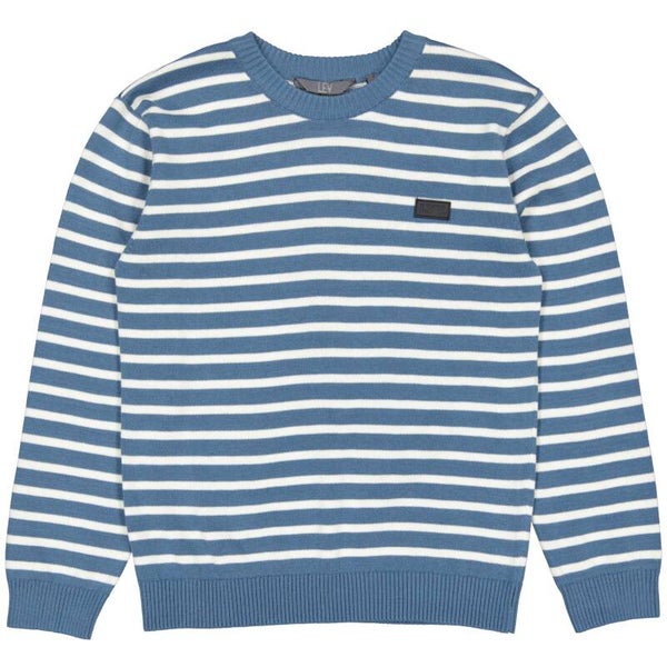 LEVV jongens pullover blauw gestreept