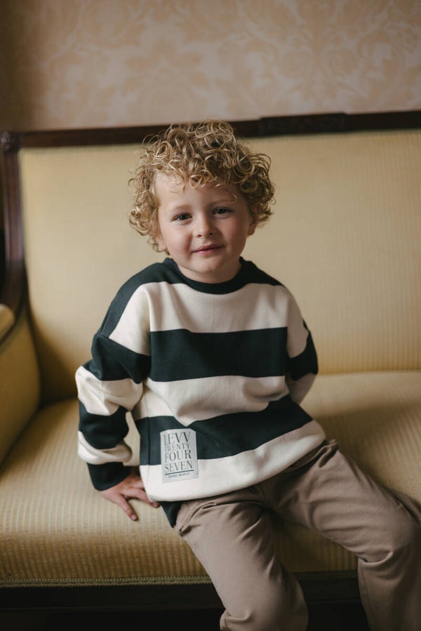 LEVV sweater big stripe Darius