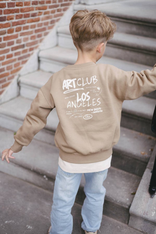 LEVV sweater Los Angels David dark sand
